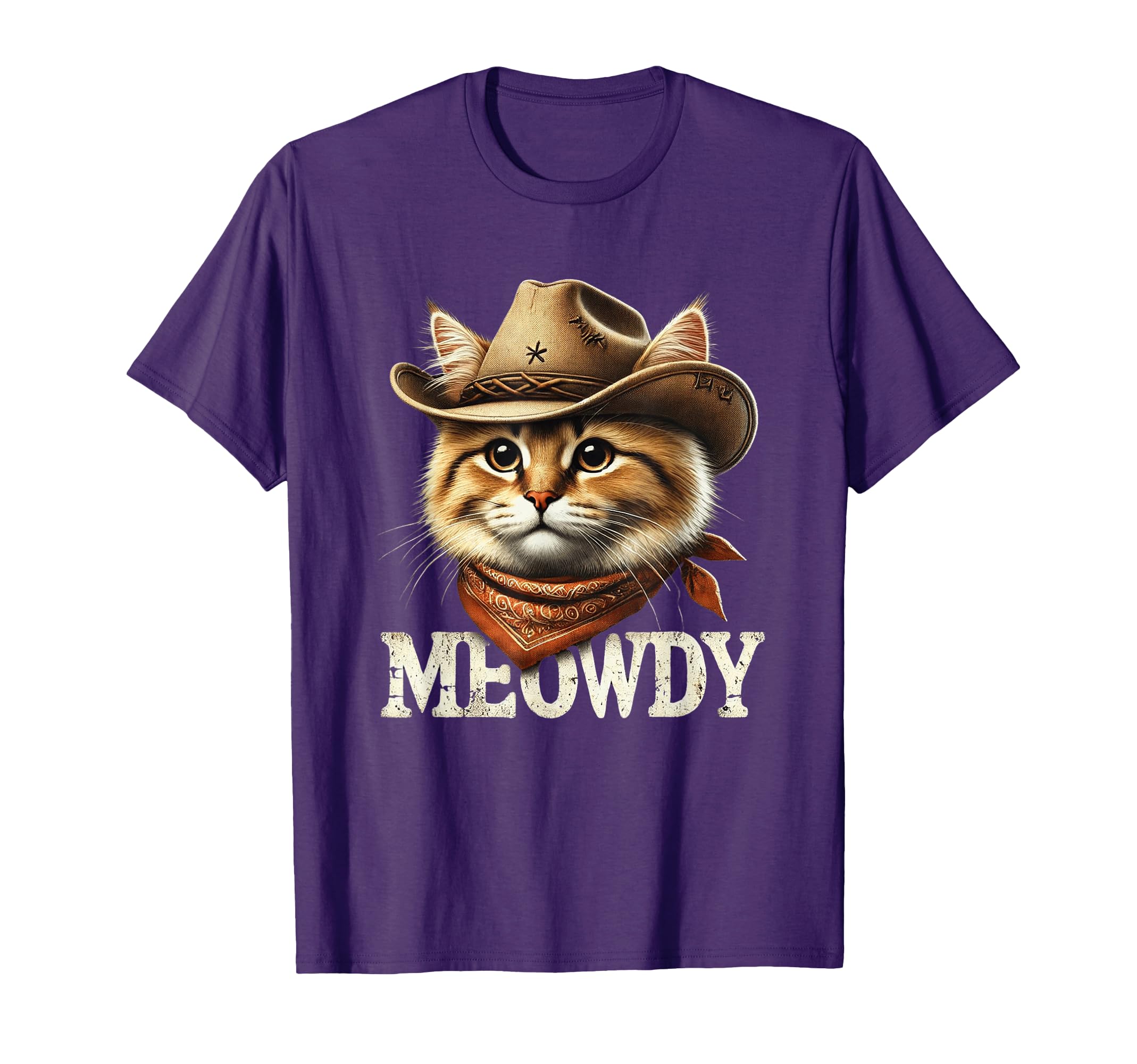 Meowdy Cat Funny Texas Cat Country Music T-Shirt - Trendy Graphic Unisex - T-Shirt, Sweatshirt, Hoodie