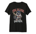 Feral Ballpark Brother Funny Raccoon T-Shirt - Minimalist Print Men Women - T-Shirt, Sweatshirt, Hoodie