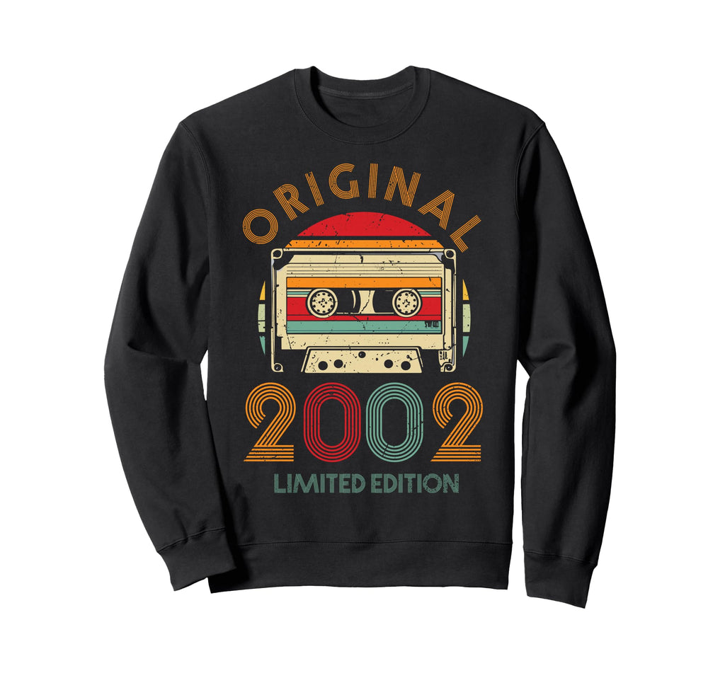 2002 Cassette Tape 24Th Birthday Sweatshirt - Fun Novelty Design Unisex - T-Shirt, Sweatshirt, Hoodie