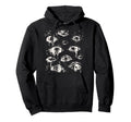 Eyes Eyeballs Weird Goth Grunge Alt Y2K Hoodie - Trendy Graphic for Adults - T-Shirt, Sweatshirt, Hoodie