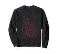 Crystals Flowers Moon Witchy E Sweatshirt - Casual Everyday Wear Men Women - T-Shirt, Sweatshirt, Hoodie