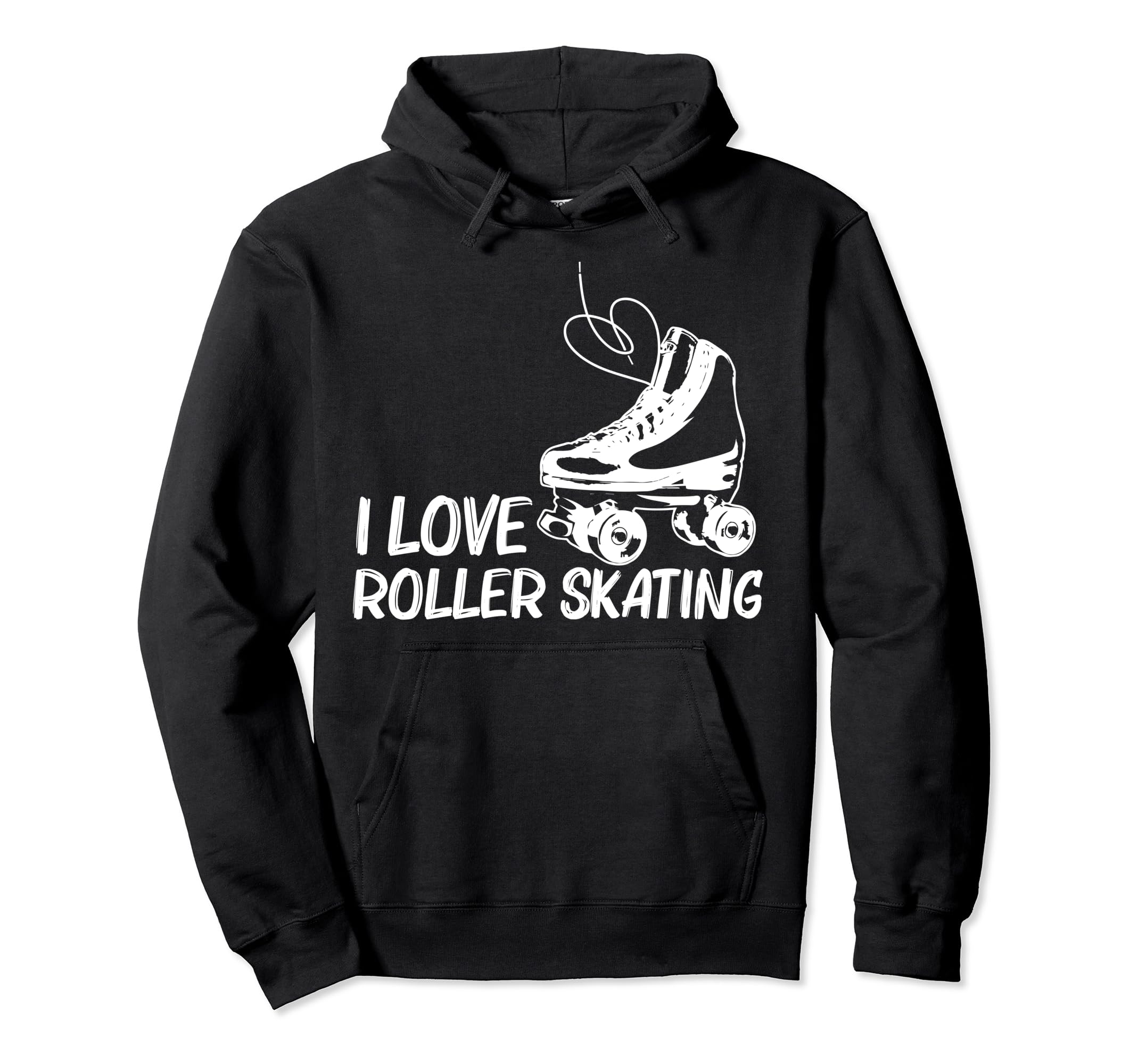 Roller Skating Disco Derby Skates Hoodie - Casual Everyday Wear Unisex - T-Shirt, Sweatshirt, Hoodie
