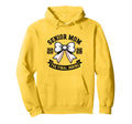 Senior Mom Class 2026 Baseball Hoodie - Casual Everyday Wear Men Women - T-Shirt, Sweatshirt, Hoodie