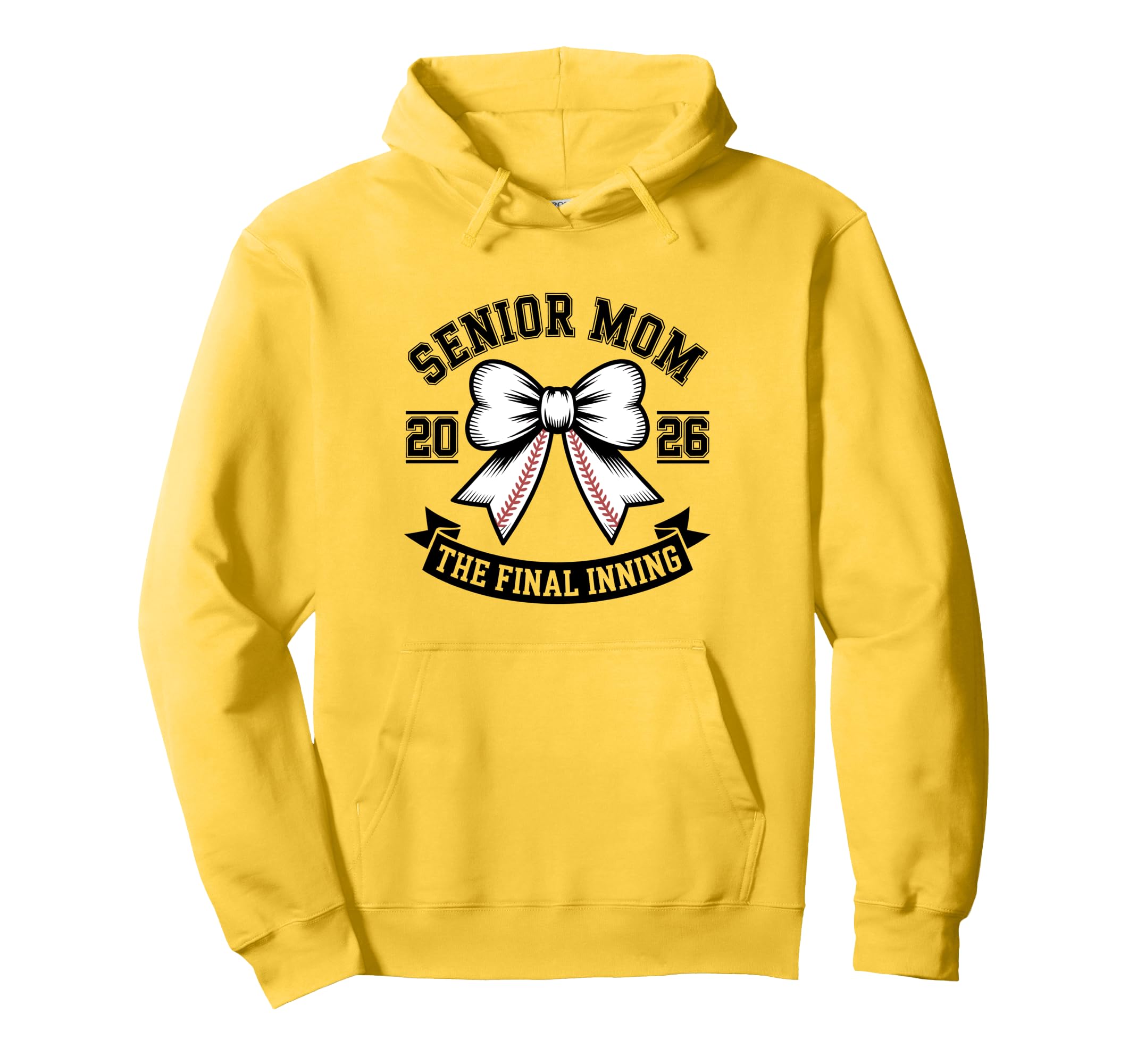 Senior Mom Class 2026 Baseball Hoodie - Casual Everyday Wear Men Women - T-Shirt, Sweatshirt, Hoodie