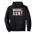 Baseball Aunt Family Matching Aunt Hoodie - Unique Graphic Men Women - T-Shirt, Sweatshirt, Hoodie