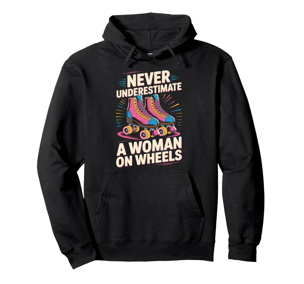 Wheels Roller Skate Roller Skating Roller Hoodie - Graphic Print Men Women - T-Shirt, Sweatshirt, Hoodie