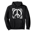 60S 70S Peace Love And Groovy Flower Hoodie - Fun Novelty Design Unisex - T-Shirt, Sweatshirt, Hoodie