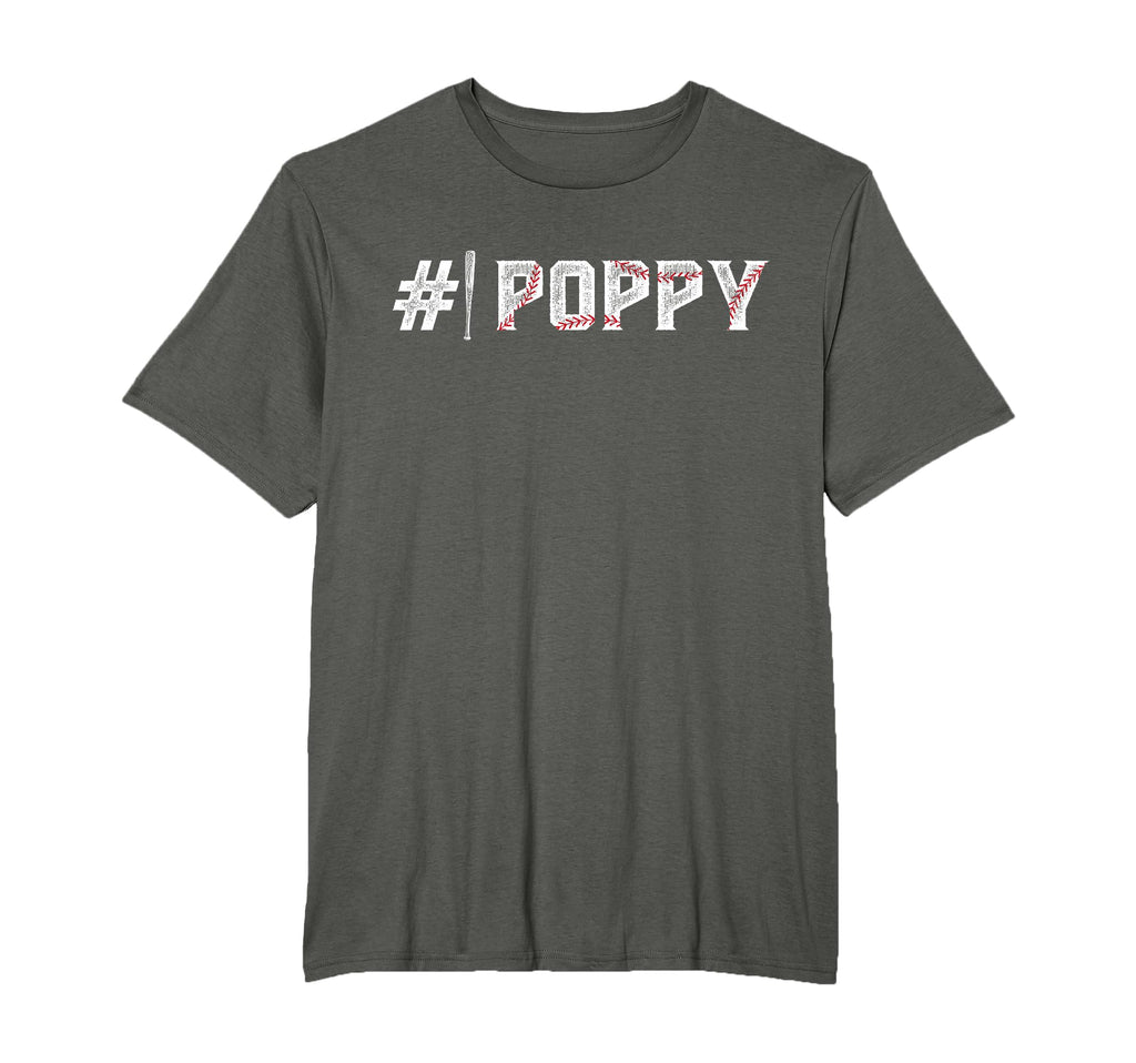 1 Poppy Baseball Poppy Baseball Player T-Shirt - Unique Graphic for Adults - T-Shirt, Sweatshirt, Hoodie