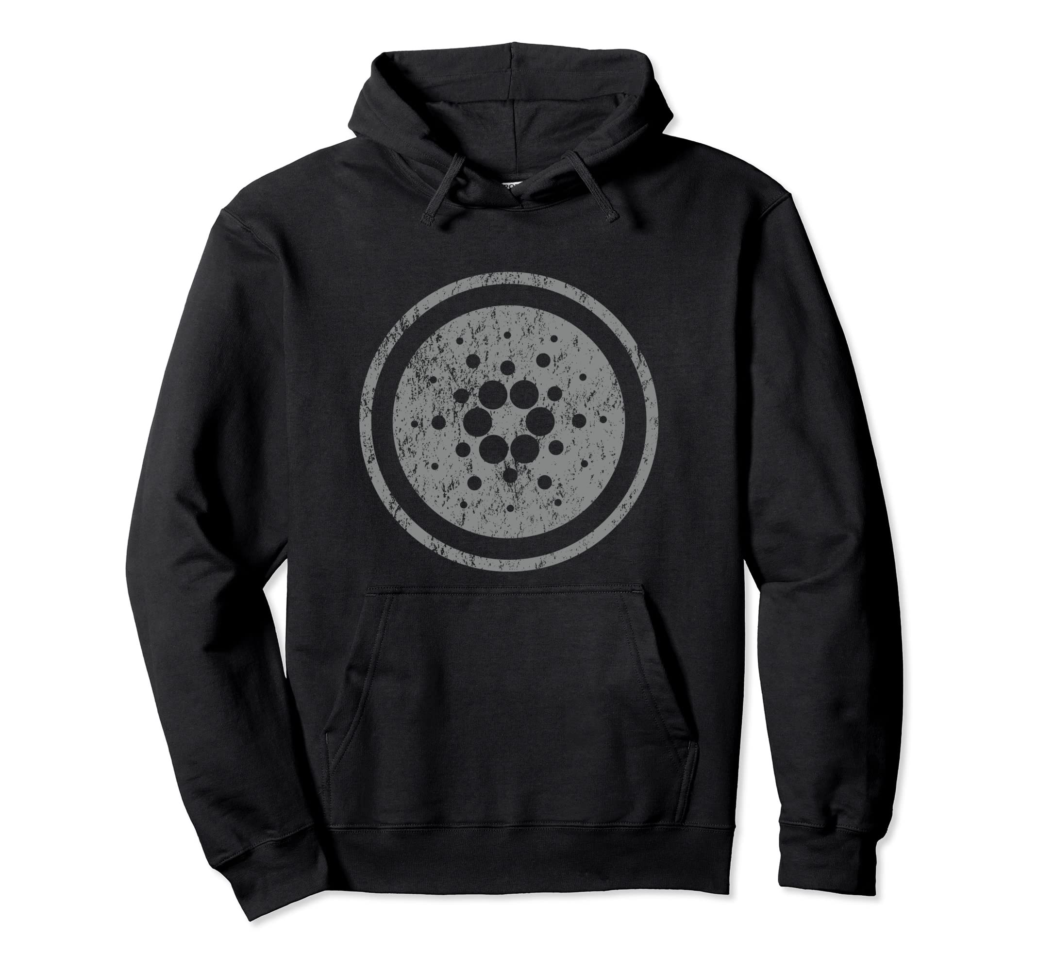 Cardano Ada Distressed Crypto Hoodie - Minimalist Print for Adults - T-Shirt, Sweatshirt, Hoodie