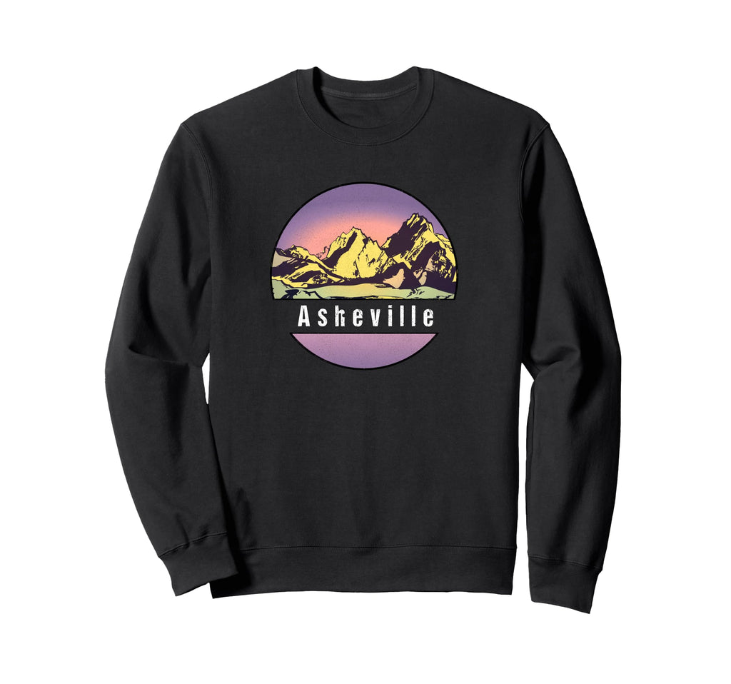 Asheville Distressed Sweatshirt - Aesthetic Graphic Unisex - T-Shirt, Sweatshirt, Hoodie