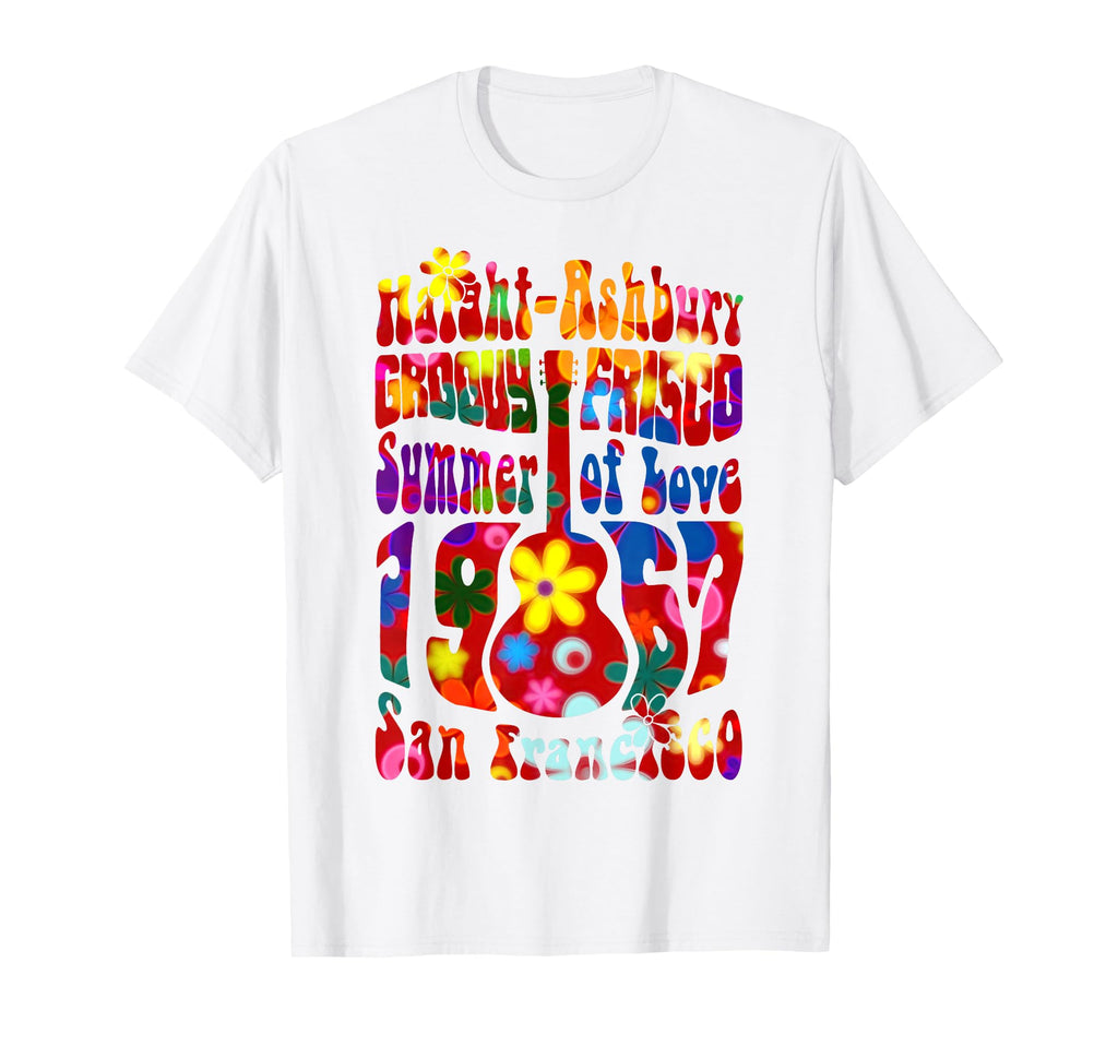 60S 70S Flower Power Groovy Frisco 2 T-Shirt - Novelty Apparel Unisex - T-Shirt, Sweatshirt, Hoodie