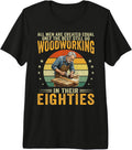 80th Birthday Woodworking Apparel for Men 80s - Adult & Kids T-Shirts, Sweatshirts & Hoodies apparel design preview 1