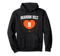Brandon Belt Heart San Francisco Baseball Hoodie - Custom Art Print Unisex - T-Shirt, Sweatshirt, Hoodie