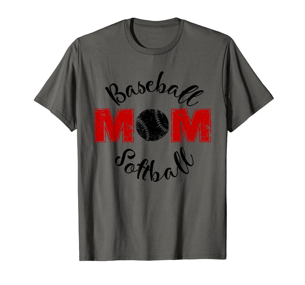Funny Baseball Mom Softball Gifts T-Shirt - Minimalist Print Men Women - T-Shirt, Sweatshirt, Hoodie