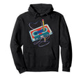Record Song Lyrics Radio Cassette Hoodie - Unique Graphic for Adults - T-Shirt, Sweatshirt, Hoodie