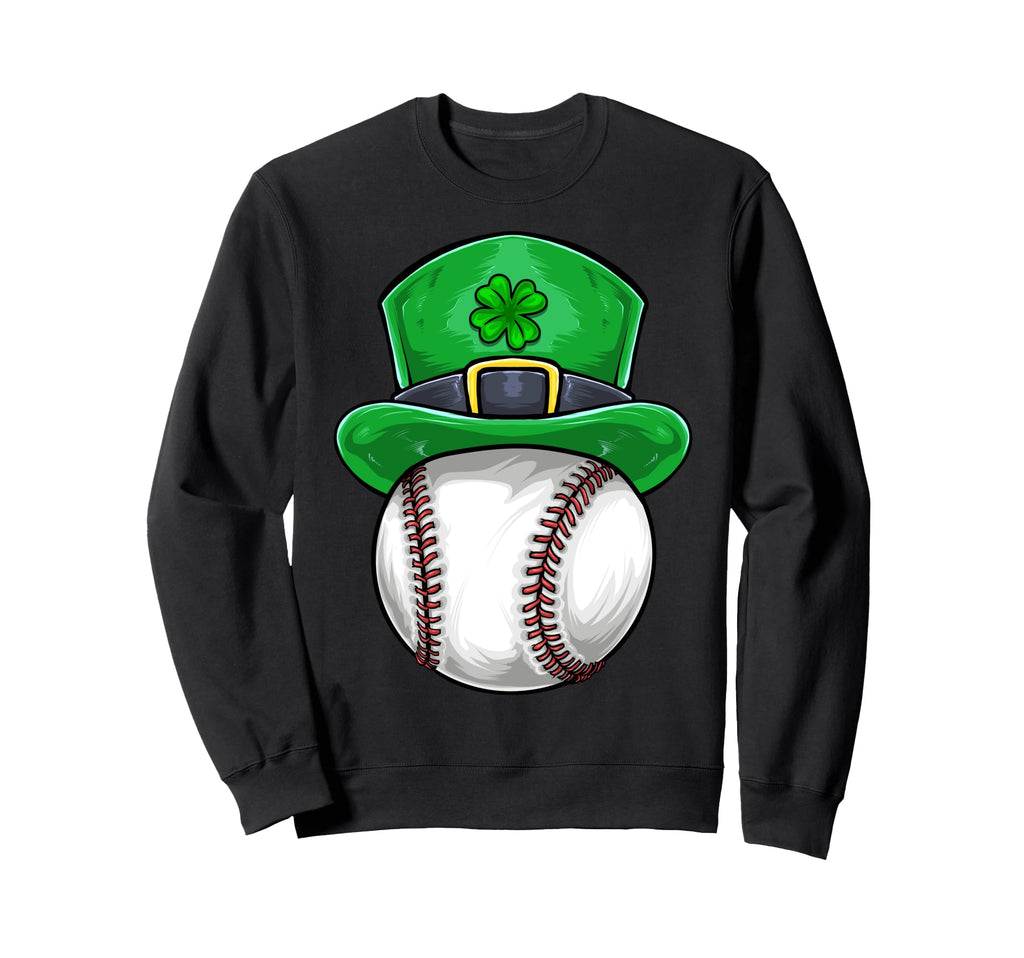 Irish St Patricks Day Baseball Sweatshirt - Custom Art Print Men Women - T-Shirt, Sweatshirt, Hoodie