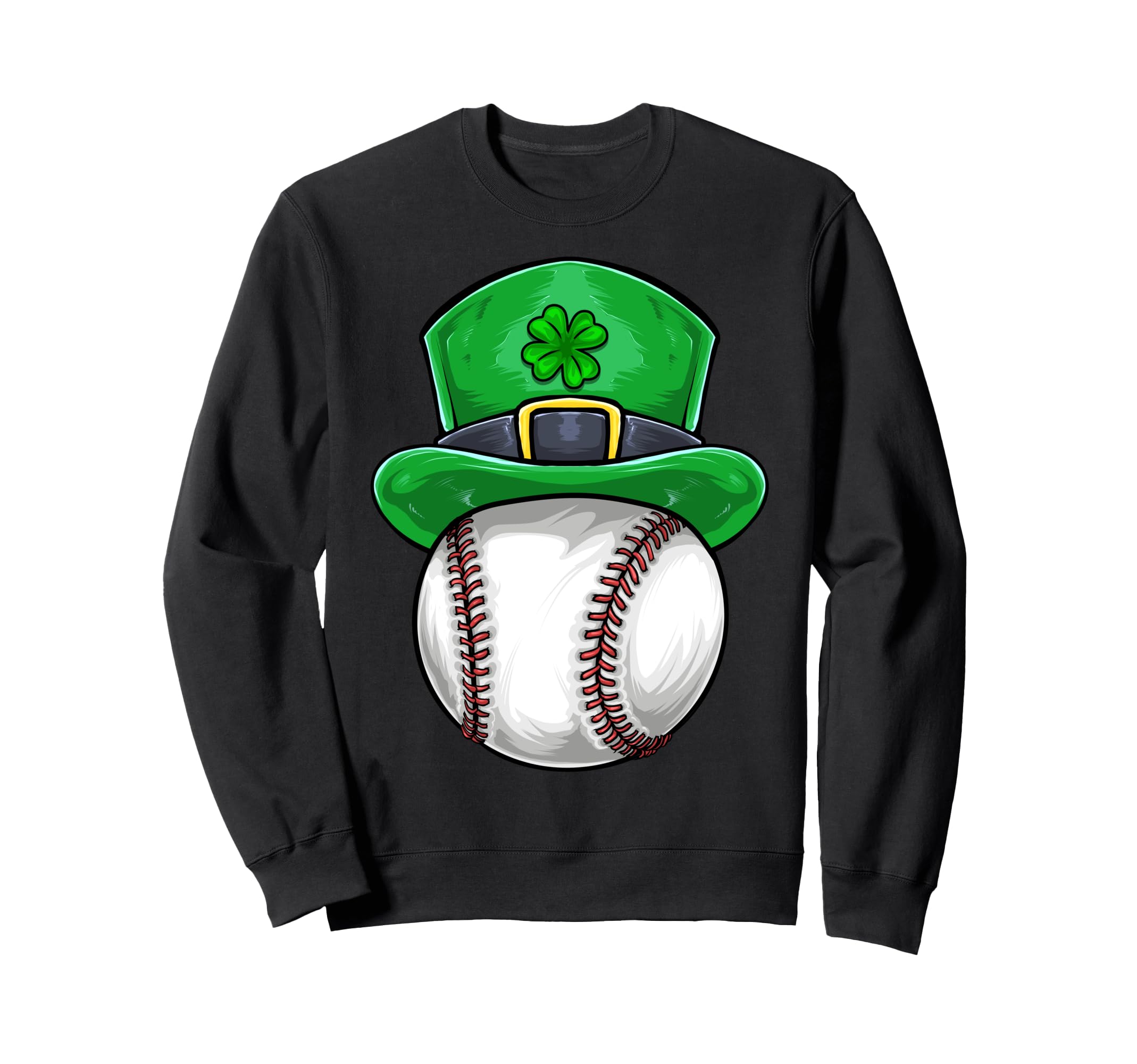 Irish St Patricks Day Baseball Sweatshirt - Custom Art Print Men Women - T-Shirt, Sweatshirt, Hoodie