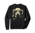 Golden Retriever Glasses Smoking Sweatshirt - Casual Everyday Wear Unisex - T-Shirt, Sweatshirt, Hoodie