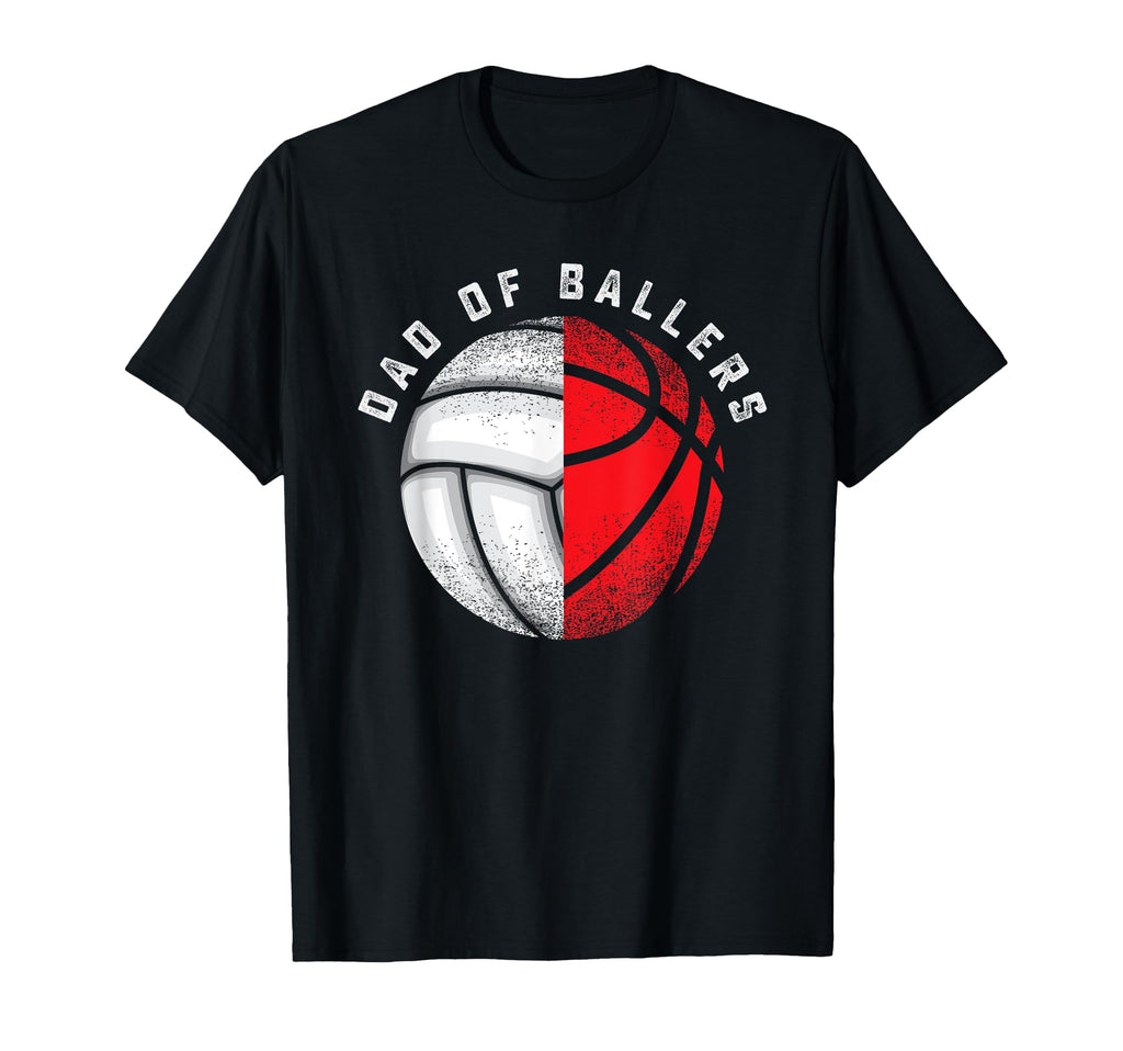 Dad Ballers Funny Volleyball T-Shirt - Aesthetic Graphic Men Women - T-Shirt, Sweatshirt, Hoodie