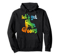 Roller Skating Skate 1970S Hoodie - Fun Novelty Design for Adults - T-Shirt, Sweatshirt, Hoodie