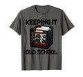Keeping It Old School Vinyl Record T-Shirt - Unique Graphic Men Women - T-Shirt, Sweatshirt, Hoodie
