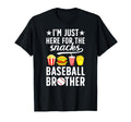 Here Snacks Baseball Brother T-Shirt - Aesthetic Graphic for Adults - T-Shirt, Sweatshirt, Hoodie