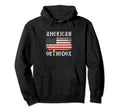 American Flag Orthodox Cross Hoodie - Fun Novelty Design Men Women - T-Shirt, Sweatshirt, Hoodie