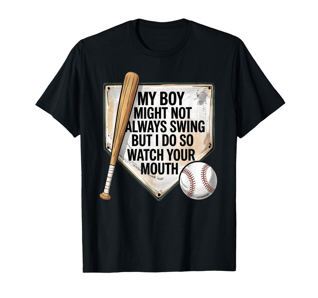 My Might Not Always Swing But I Do Mom T-Shirt - Trendy Graphic for Adults - T-Shirt, Sweatshirt, Hoodie