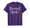 Baseball Auntie Fun Baseball Aunt T-Shirt - Custom Art Print Unisex - T-Shirt, Sweatshirt, Hoodie