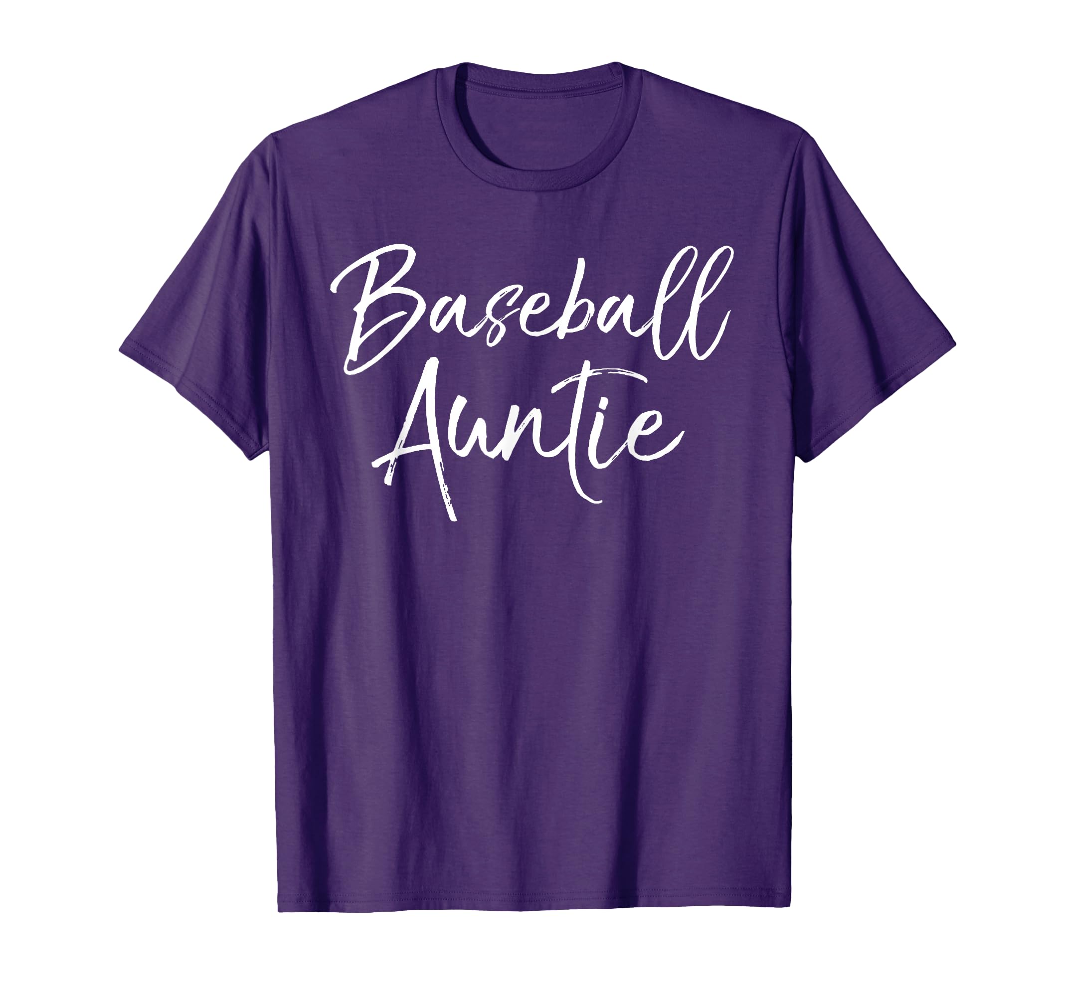 Baseball Auntie Fun Baseball Aunt T-Shirt - Custom Art Print Unisex - T-Shirt, Sweatshirt, Hoodie