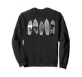 Surfing Surfboard Surfboarder Sweatshirt - Minimalist Print Men Women - T-Shirt, Sweatshirt, Hoodie