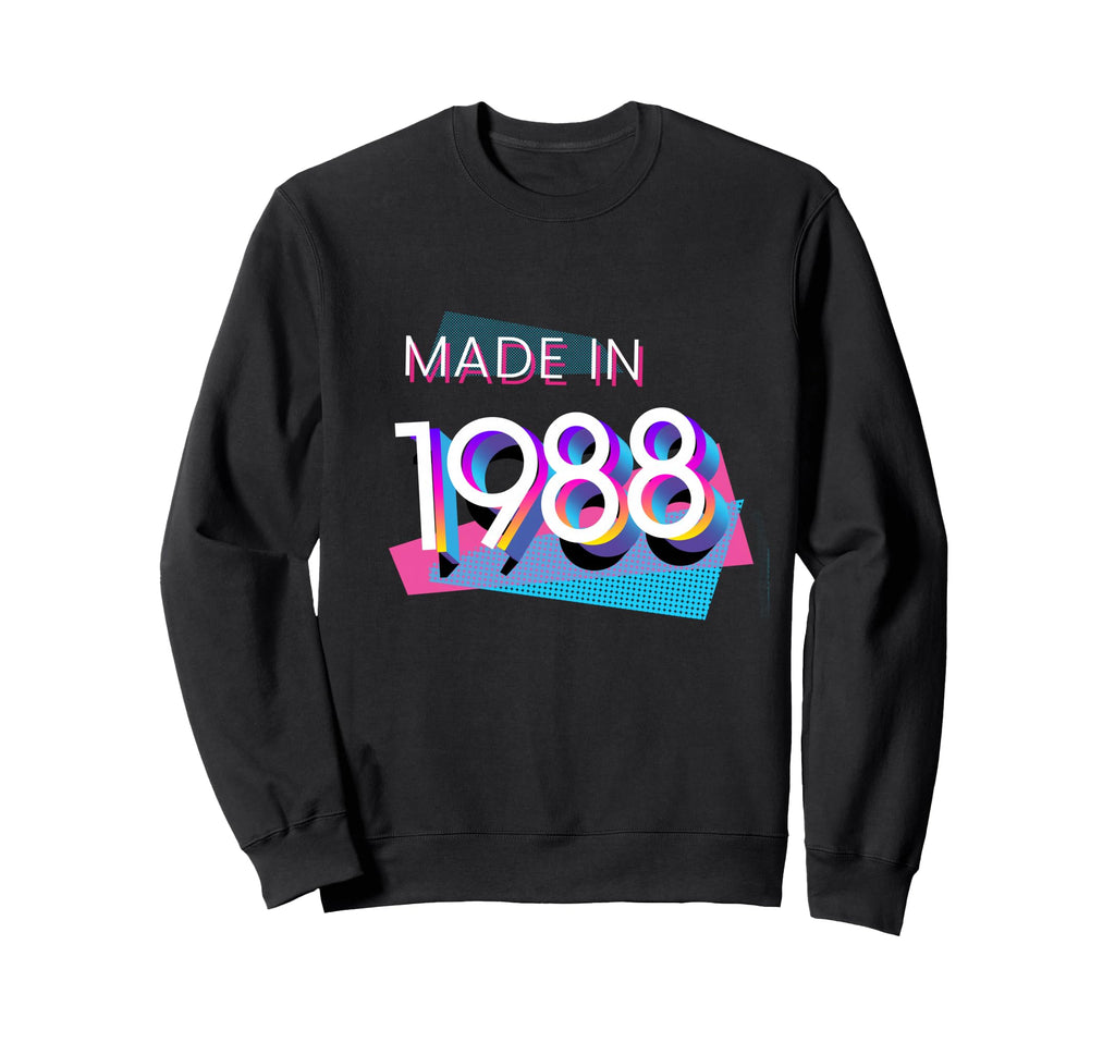 Made 1988 Y2K 80S 38Th Birthday Sweatshirt - Graphic Print Men Women - T-Shirt, Sweatshirt, Hoodie
