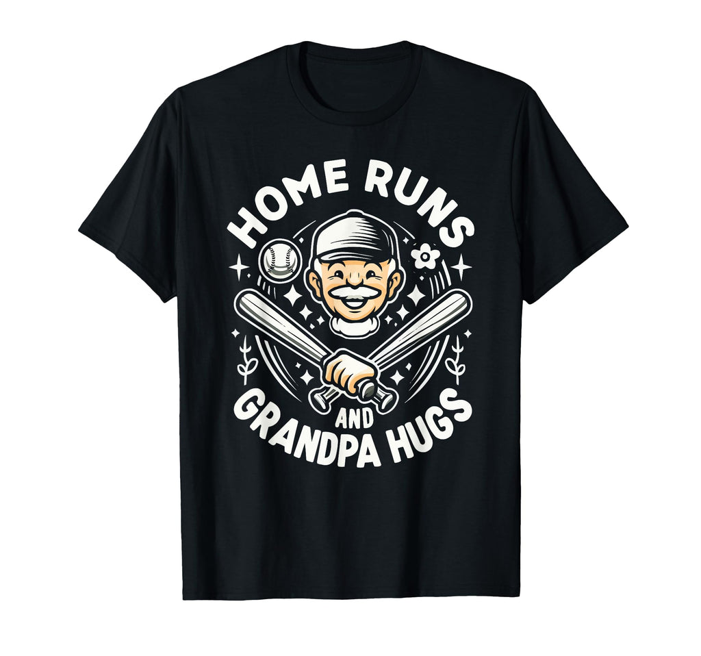 Baseball Grandpa Grandfather T-Shirt - Casual Everyday Wear Men Women - T-Shirt, Sweatshirt, Hoodie
