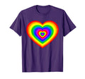 Kidcore Aesthetic Rainbow Heart Tie T-Shirt - Casual Everyday Wear Unisex - T-Shirt, Sweatshirt, Hoodie