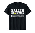 Baller Grandma Louder Prouder Baseball T-Shirt - Novelty Apparel Unisex - T-Shirt, Sweatshirt, Hoodie