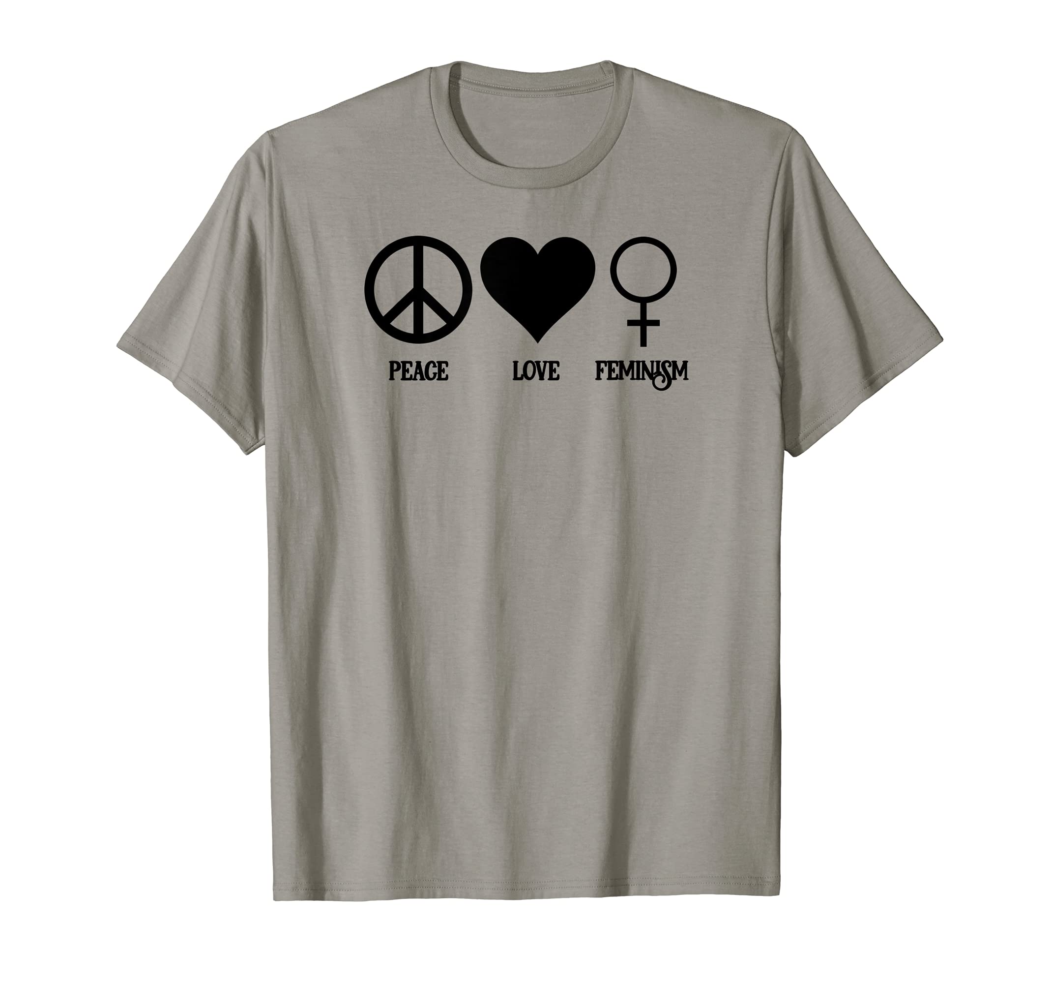 Liberal Feminist Logo Symbol Peace T-Shirt - Custom Art Print Men Women - T-Shirt, Sweatshirt, Hoodie