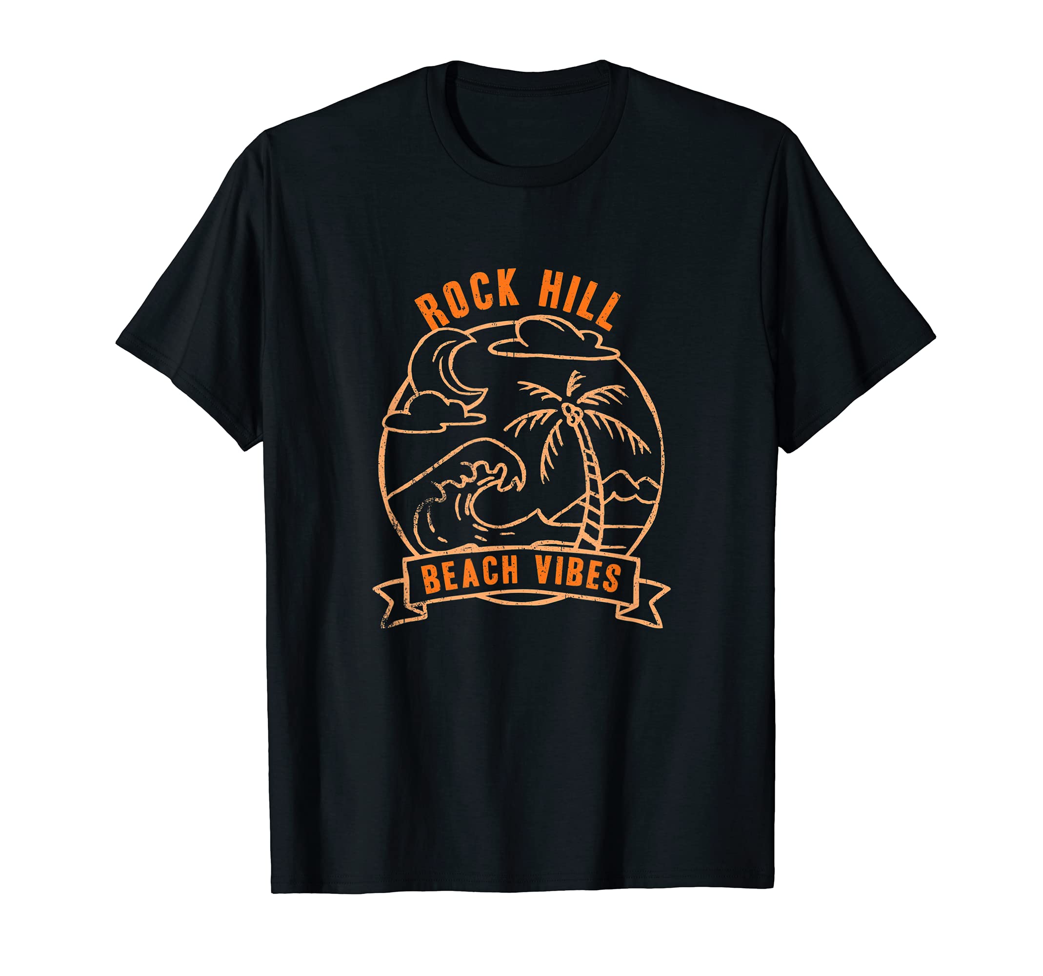 Beach Vibes Rock Hill Vacation South T-Shirt - Minimalist Print Men Women - T-Shirt, Sweatshirt, Hoodie
