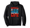Baseball Is Way Life Baseball Player Hoodie - Custom Art Print Men Women - T-Shirt, Sweatshirt, Hoodie