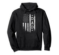 Dad American Flag Dad Gifts Patriotic Hoodie - Custom Art Print Men Women - T-Shirt, Sweatshirt, Hoodie