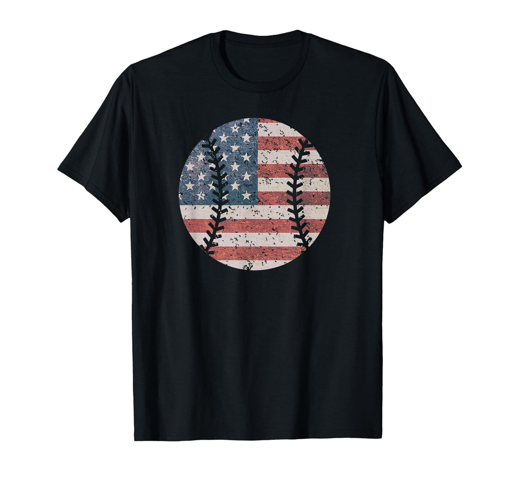 Usa Flag American Flag Baseball T-Shirt - Streetwear Style for Adults - T-Shirt, Sweatshirt, Hoodie