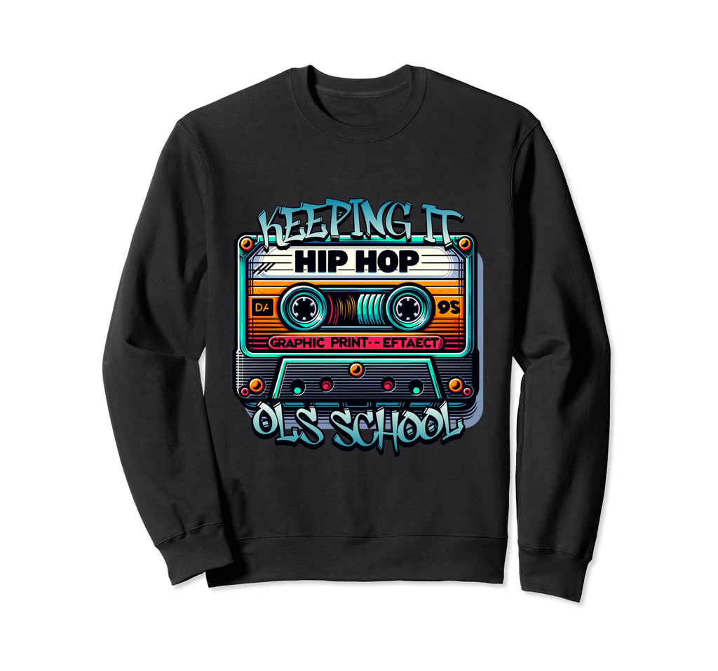 Keeping It Old School Old School Sweatshirt - Minimalist Print Men Women - T-Shirt, Sweatshirt, Hoodie