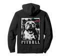 Back Y2K Streetwear Dog Pit Bull Hoodie - Unique Graphic for Adults - T-Shirt, Sweatshirt, Hoodie