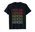 Genesis Wordmark Pattern Personalized 70S T-Shirt - Novelty Apparel Unisex - T-Shirt, Sweatshirt, Hoodie