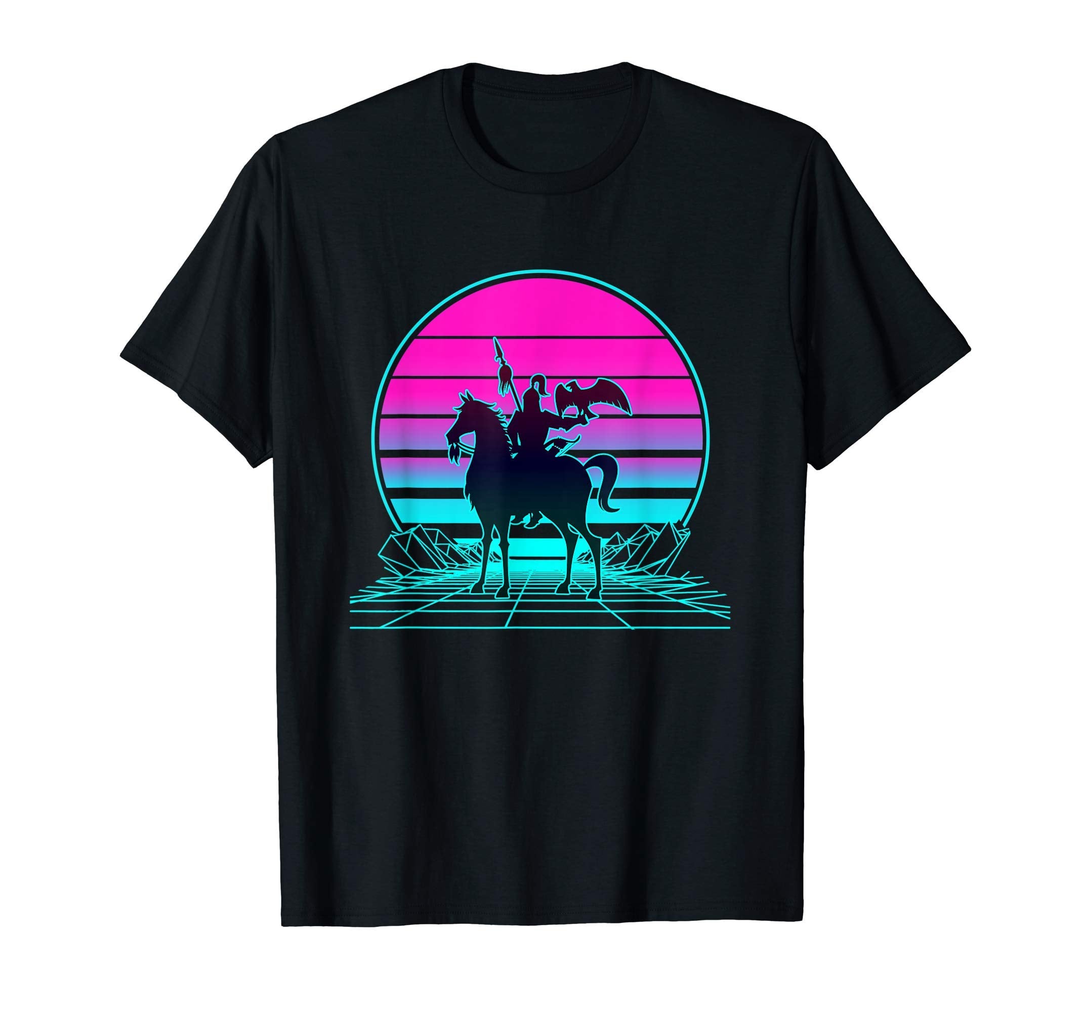 Sunset Genghis Khan T-Shirt - Minimalist Print Unisex - T-Shirt, Sweatshirt, Hoodie