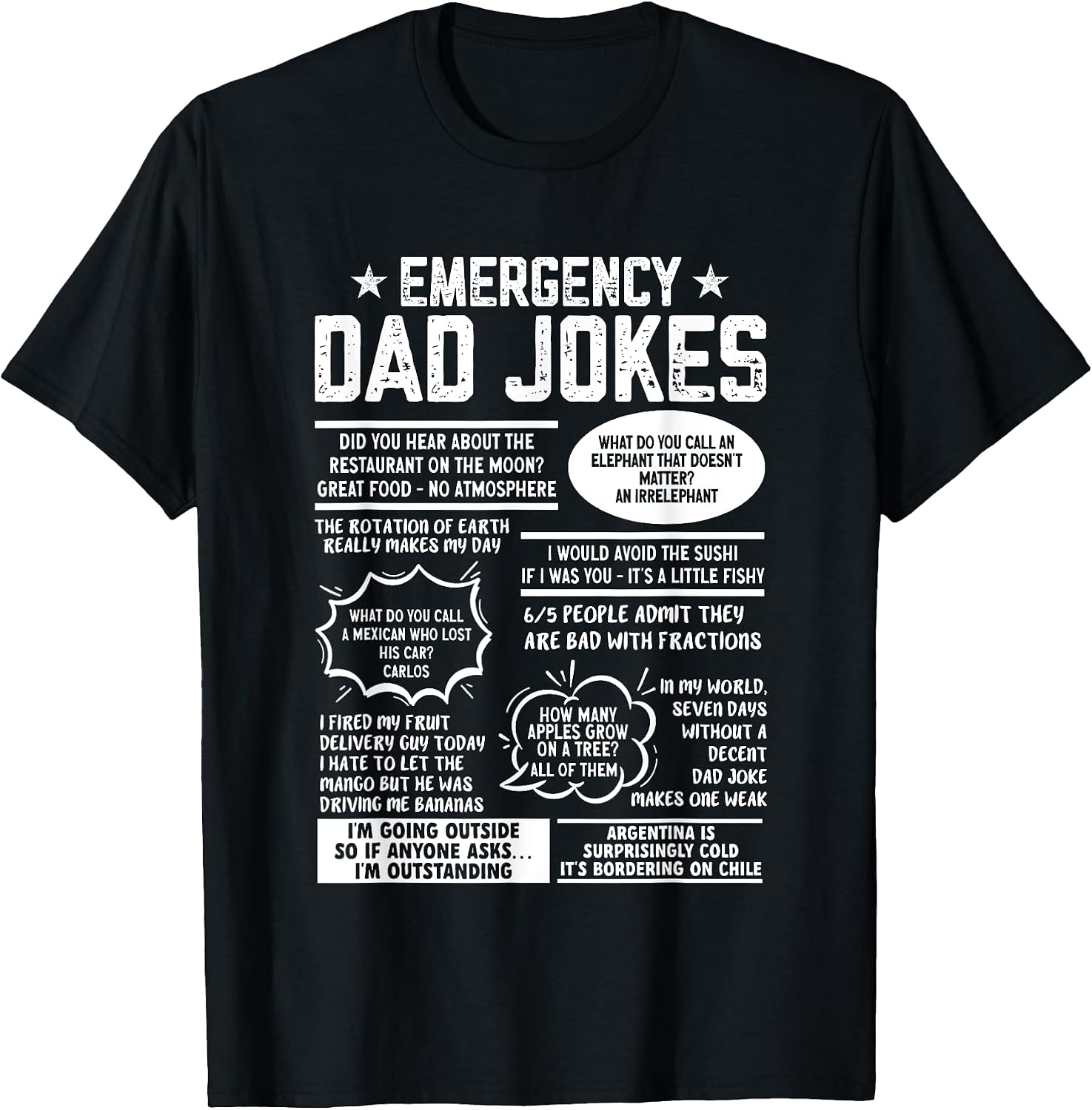 Dad Jokes For Men Humorous Joke Gifts - Adult & Kids T-Shirts, Sweatshirts & Hoodies apparel design preview 1