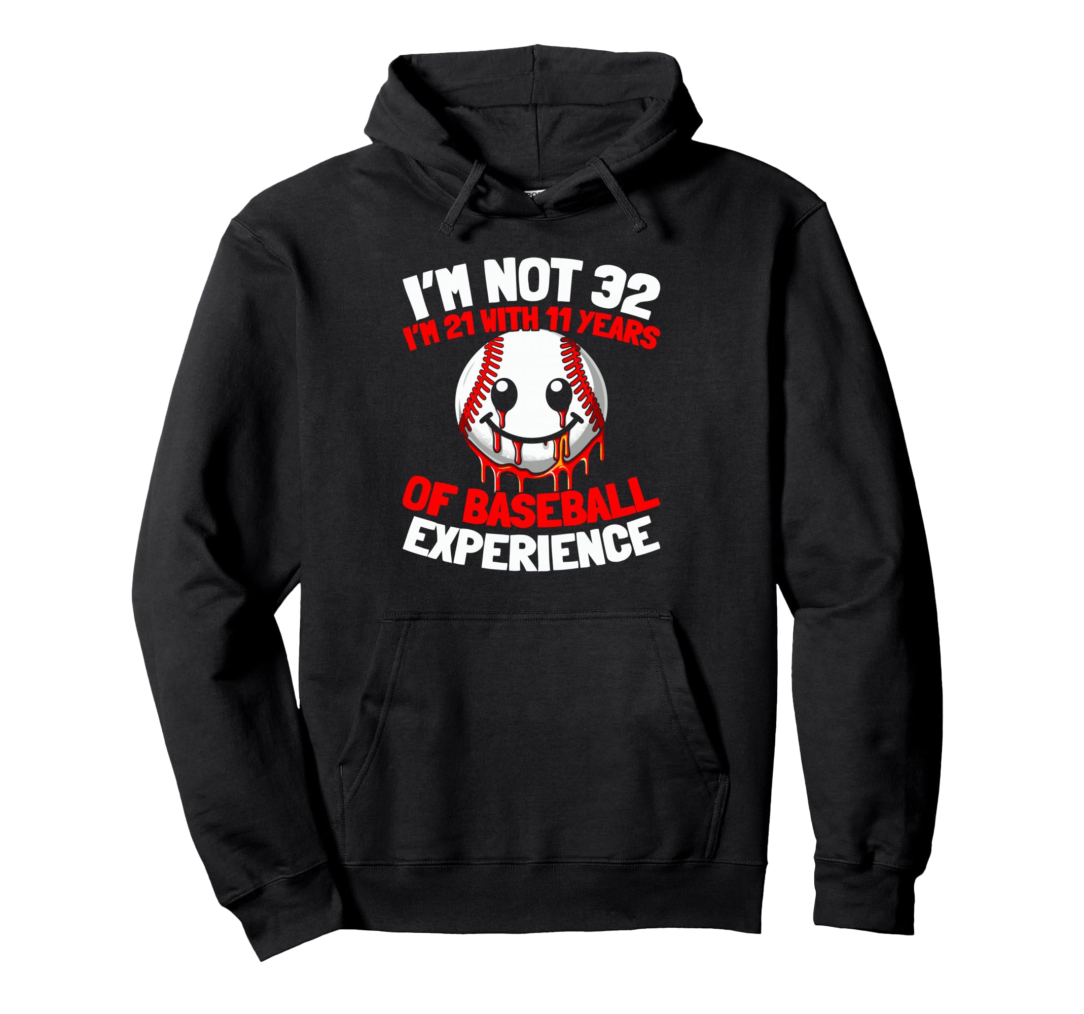 32Th Birthday Player Sport Baseballer Hoodie - Graphic Print Unisex - T-Shirt, Sweatshirt, Hoodie