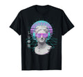 Vaporwave Fan Headphone Statue Glitch T-Shirt - Trendy Graphic Unisex - T-Shirt, Sweatshirt, Hoodie