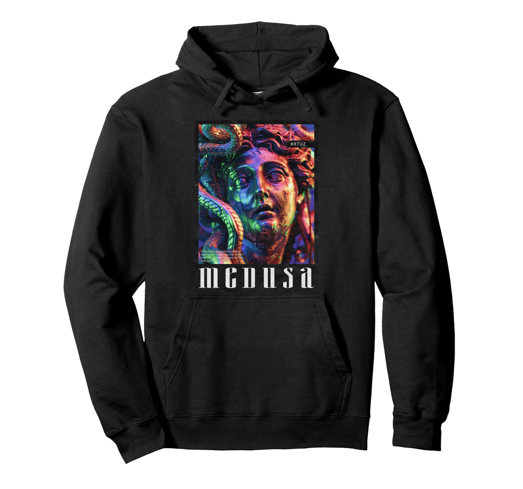 Medusa Aesthetic Y2K Streetwear Hoodie - Fun Novelty Design for Adults - T-Shirt, Sweatshirt, Hoodie