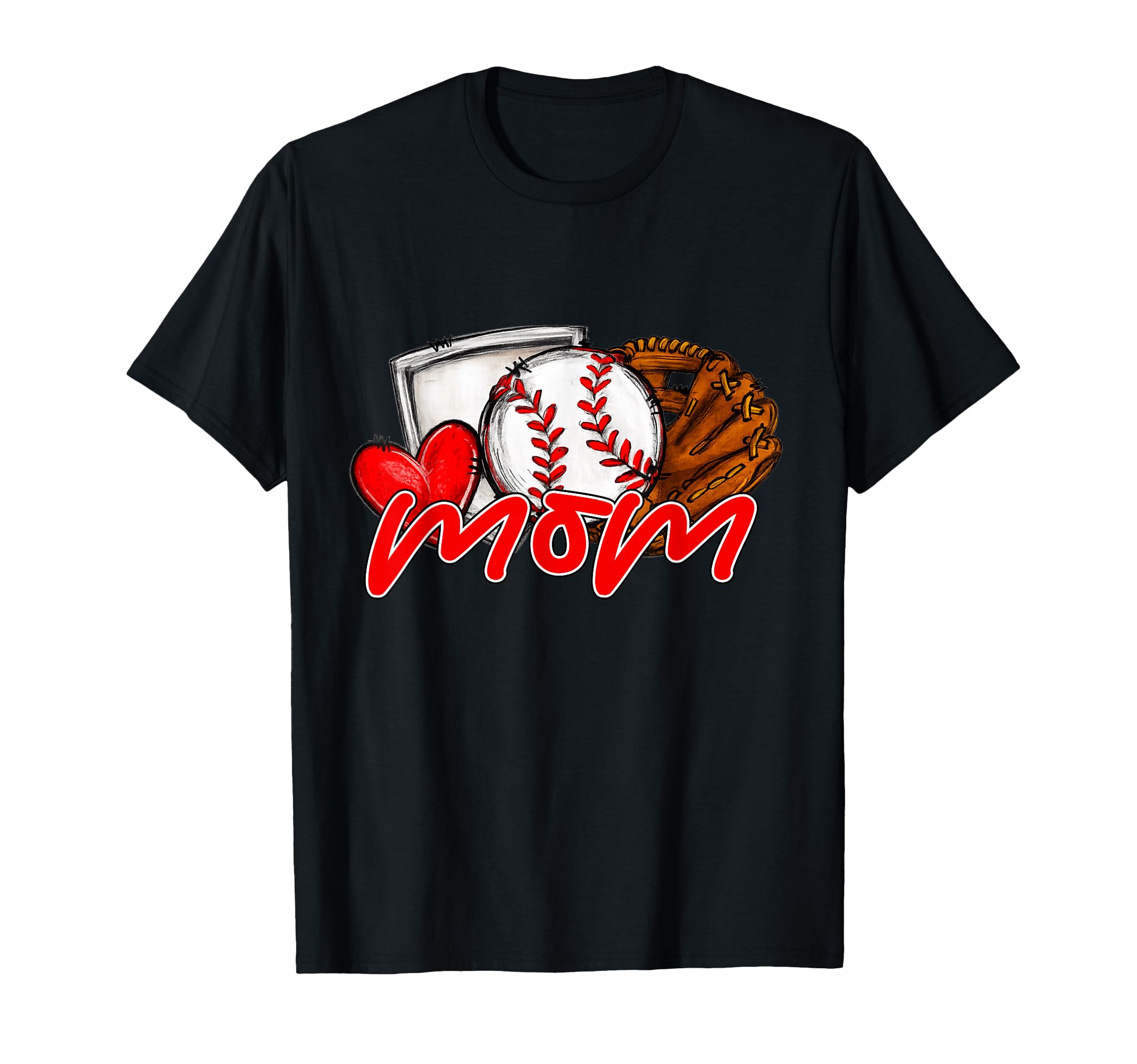 Baseball Mom Family Matching Players T-Shirt - Minimalist Print Unisex - T-Shirt, Sweatshirt, Hoodie