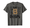 Bears School Sports Fan Team Spirit T-Shirt - Fun Novelty Design Unisex - T-Shirt, Sweatshirt, Hoodie